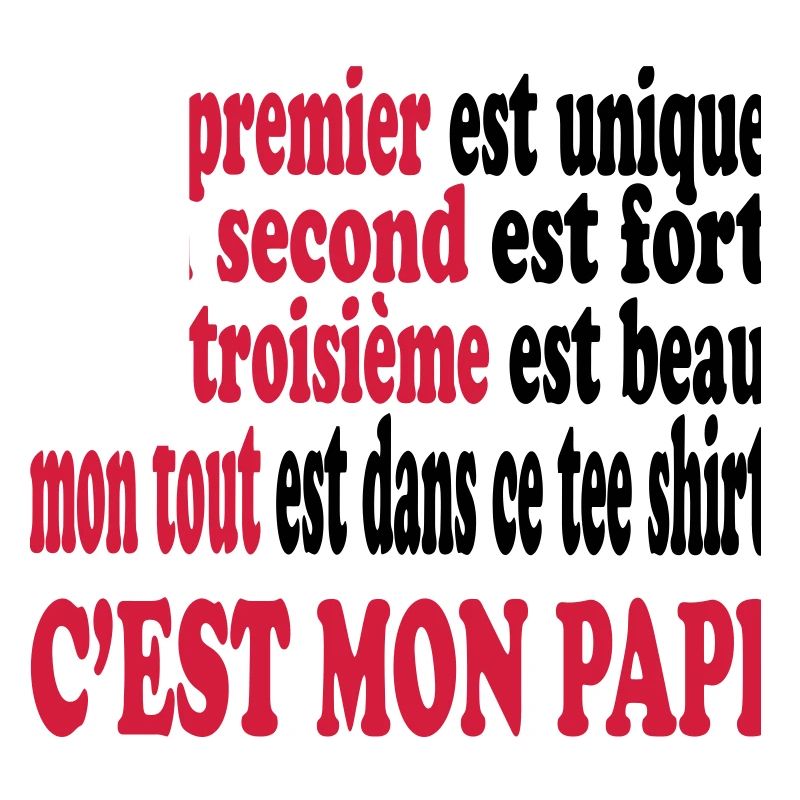Mon papi est beau