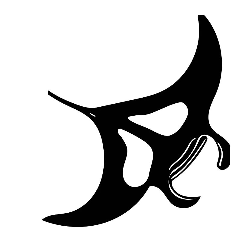 Manta Rochen Vector