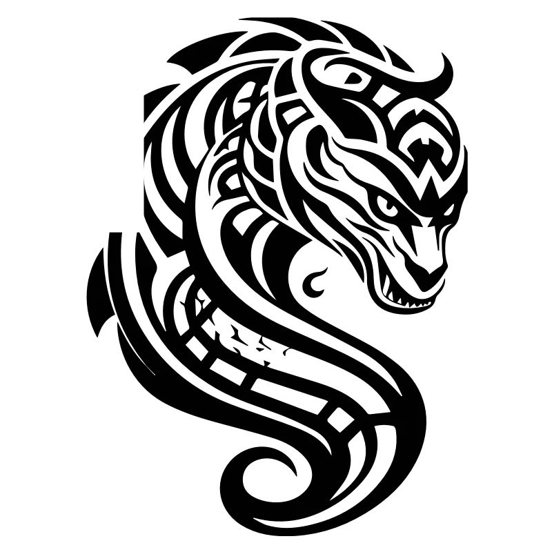 Tribal Drache