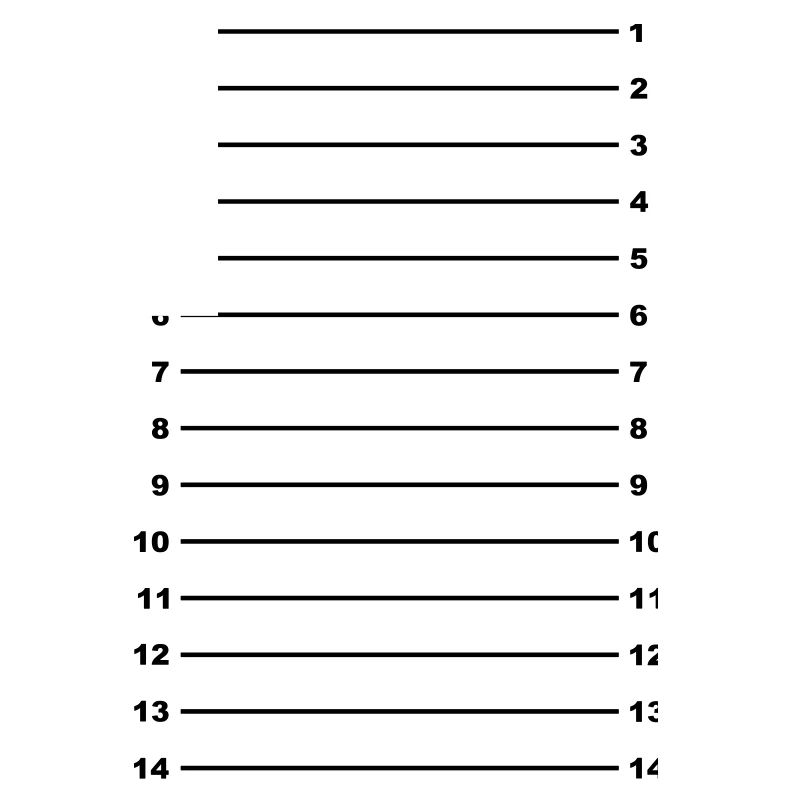 Length Check T-Shirt Plain
