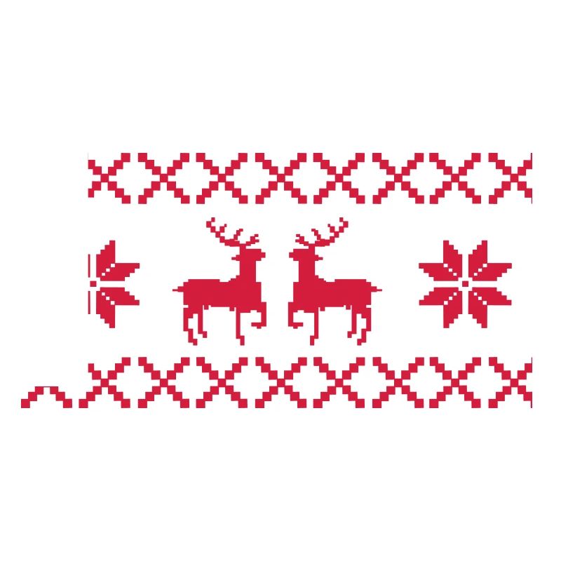 Norway Pattern Deer Christmas