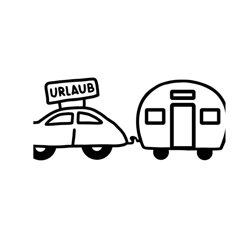 Wohnwagen - Camping Urlaub