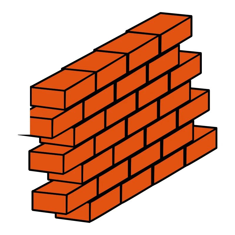 Backsteinmauer