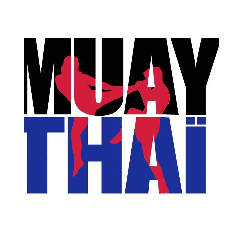 Muay thai logo full Boxe thailandaise
