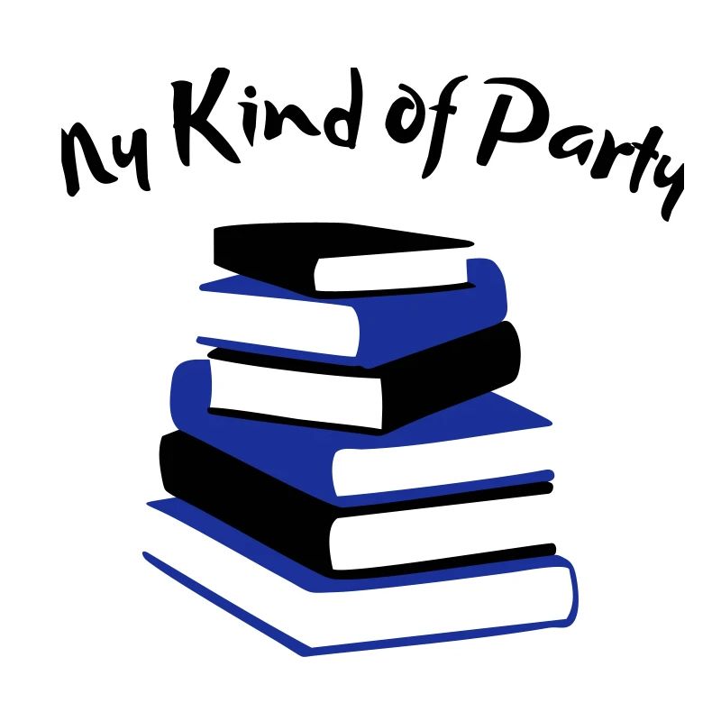 Bücher Nerd, Bücherwurm 2farbig