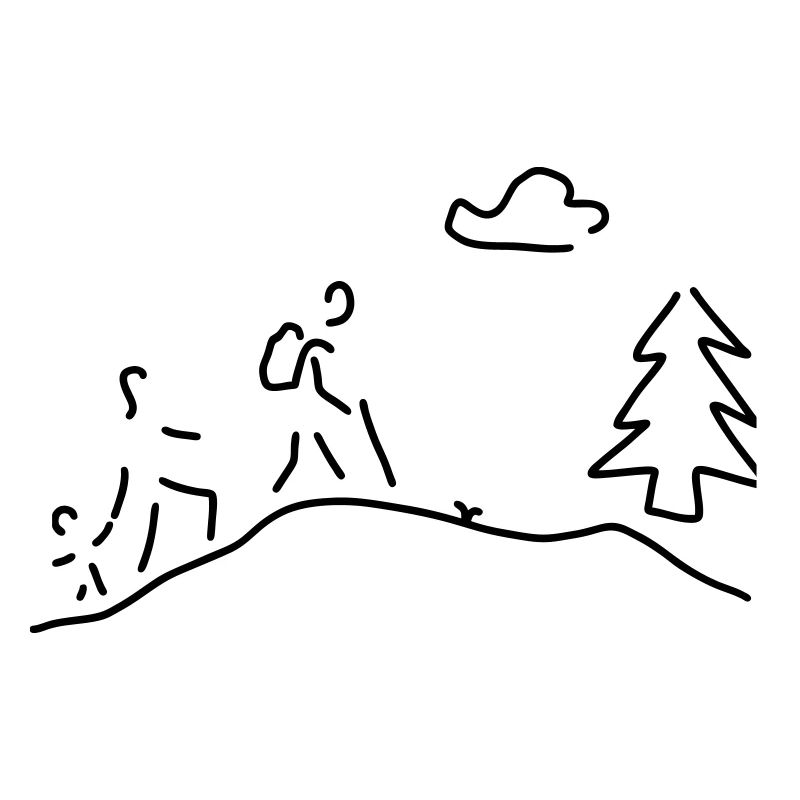 wandern oder walking