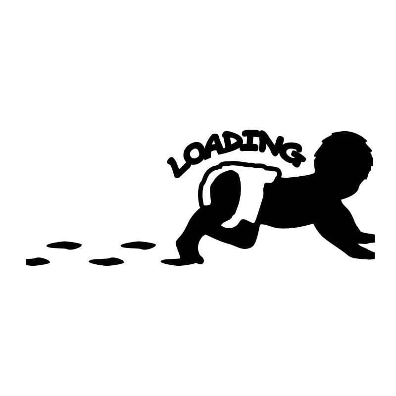 Baby Is Loading Logo Design
