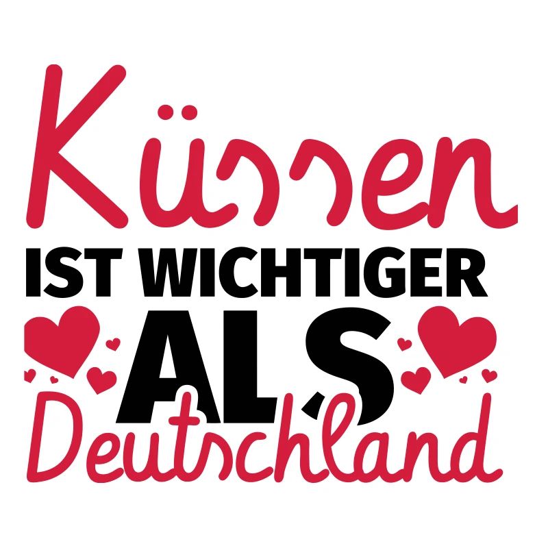 Küssen ist wichtiger als Deutschland