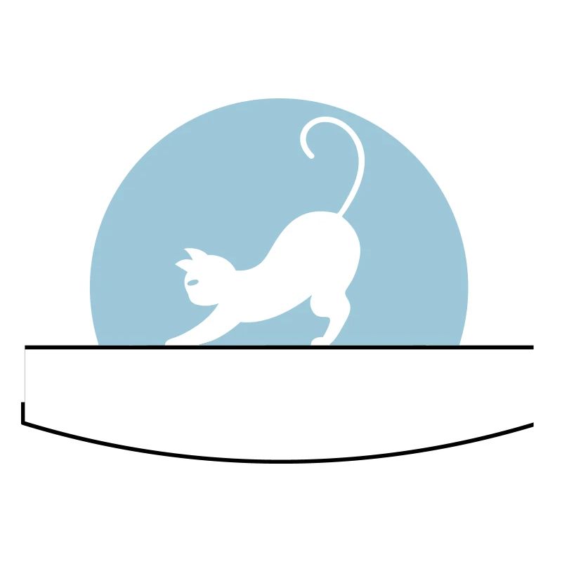 Chat | avec champ d’écriture | Vectorale