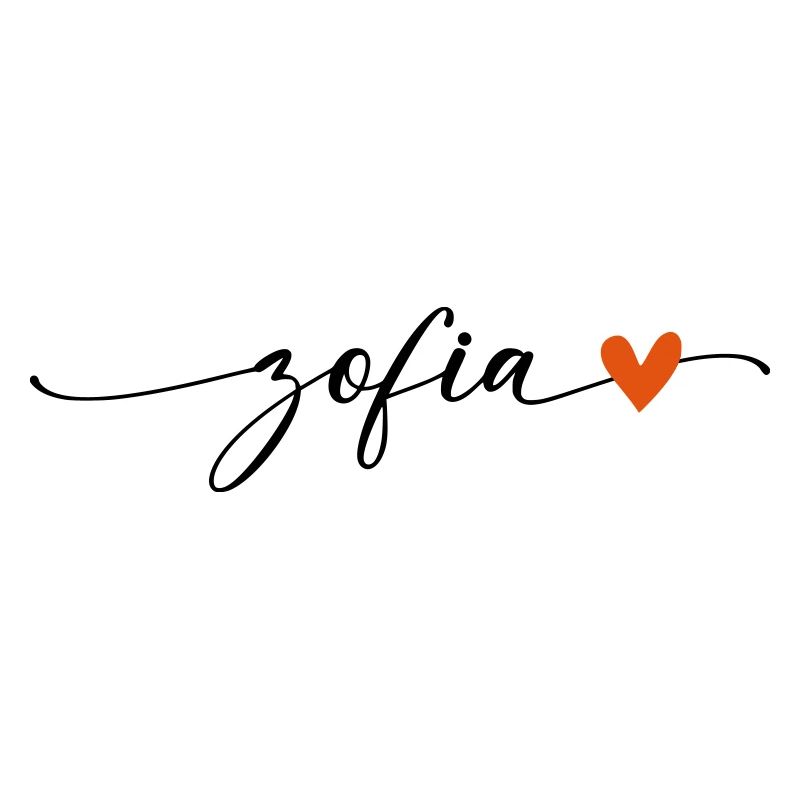 Zofia Name Calligraphy Font