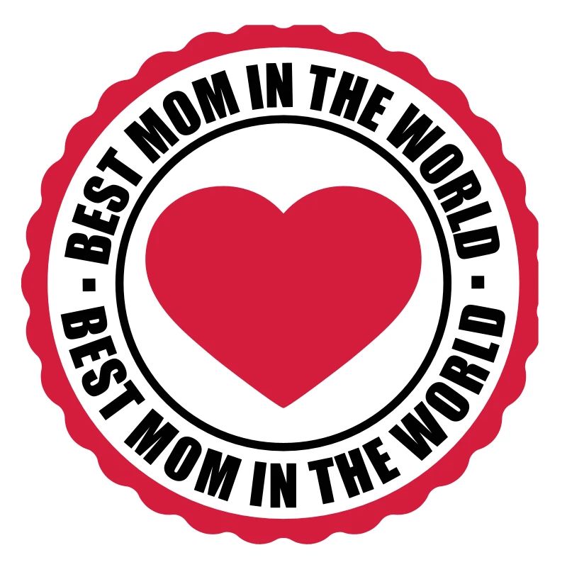sticker sticker button circle round heart love mam