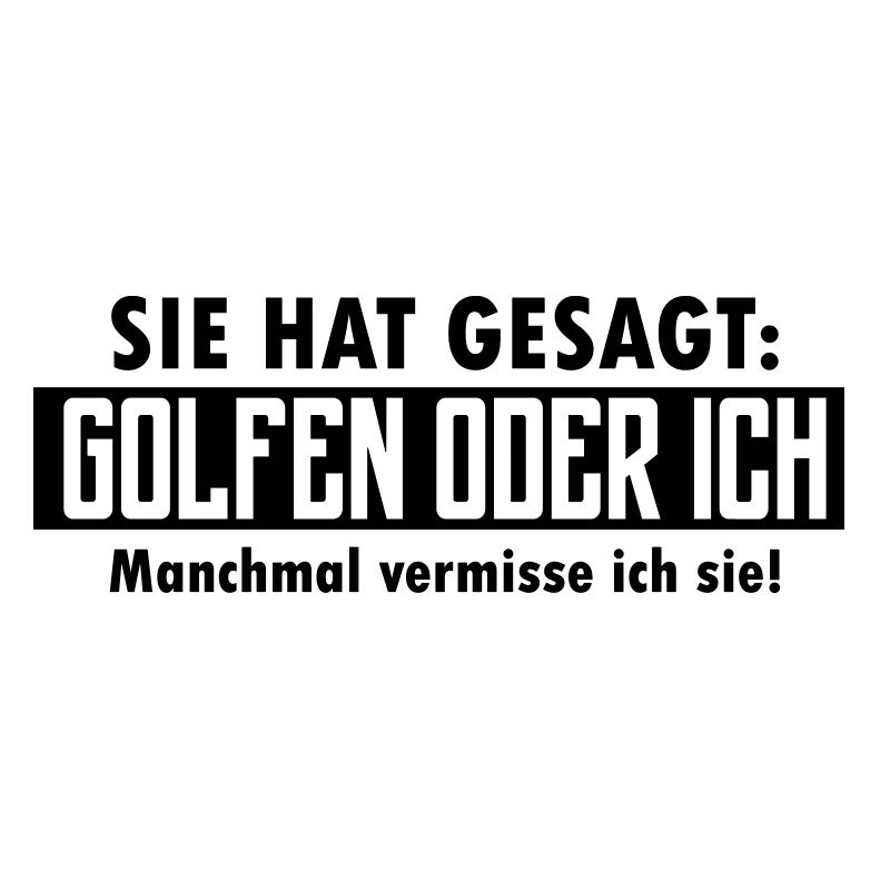 golfen oder ich