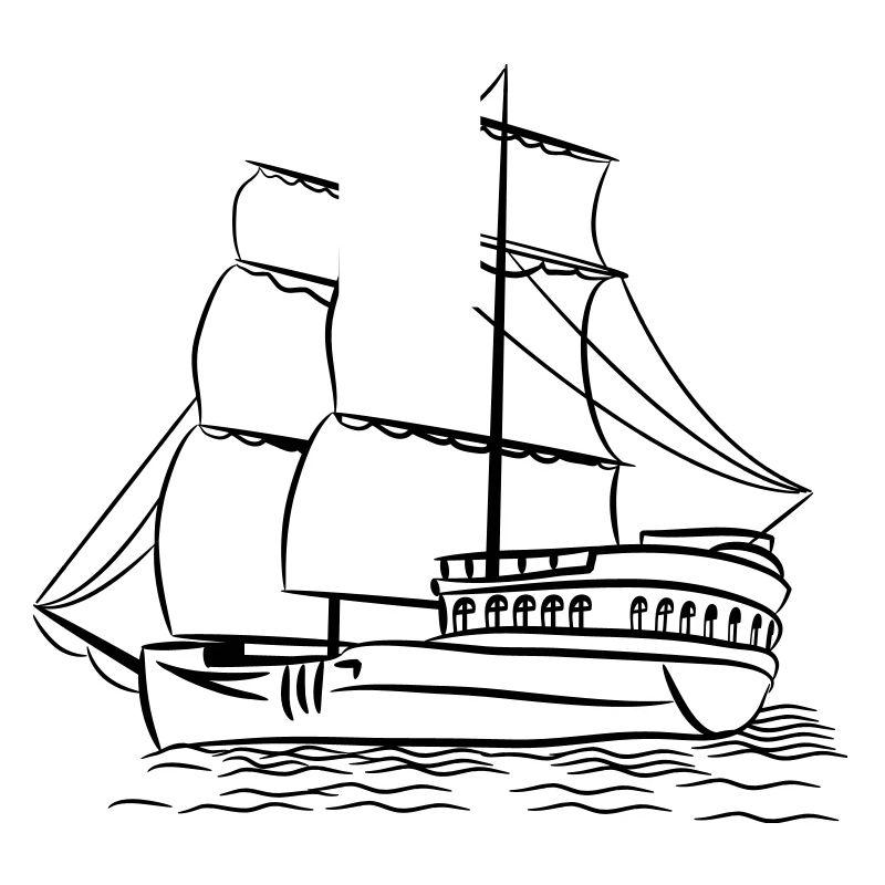 segelschiff altes Schiff