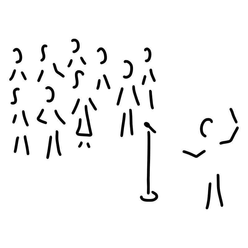 chor-gesang mit dirigent