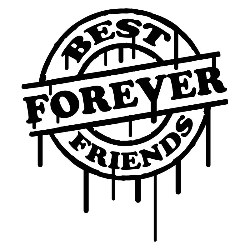 Best Friends Forever Stempel Graffiti