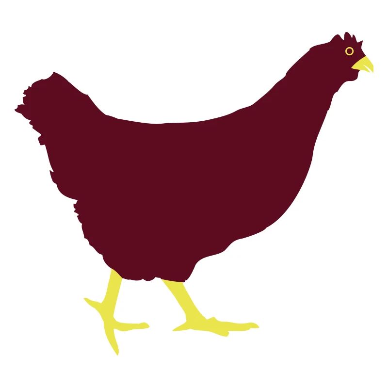 En cours d'exécution poule poulet