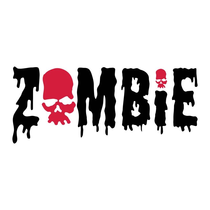 zombie + skull