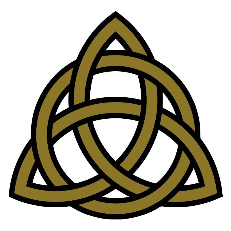 Celtic Knot Triquetra Patricks Day Triangle Circle