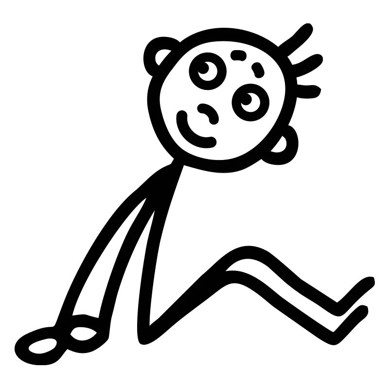 Männchen sitzend