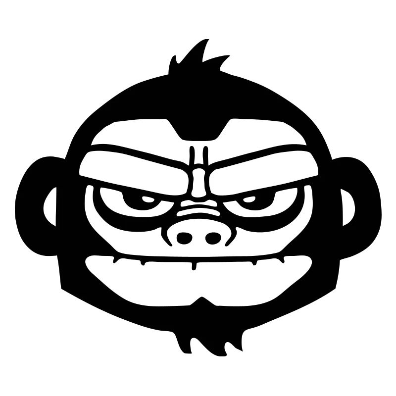 monkey vintage gorilla bored fun ape skull style