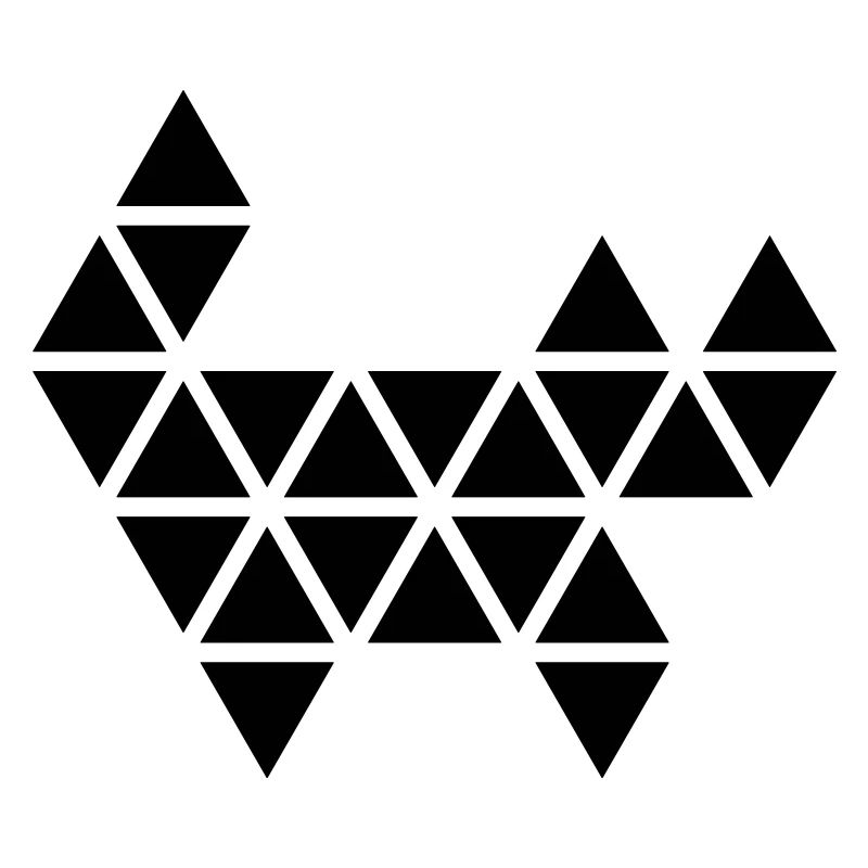 Triangle Katze