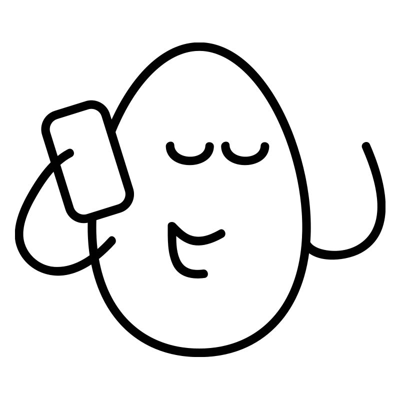 Egg with phone-EiPhone