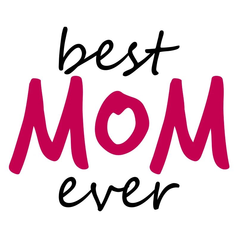 text best mom ever sticker sticker button love