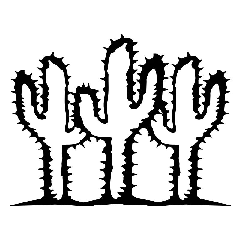 3 kakten desert many cactus