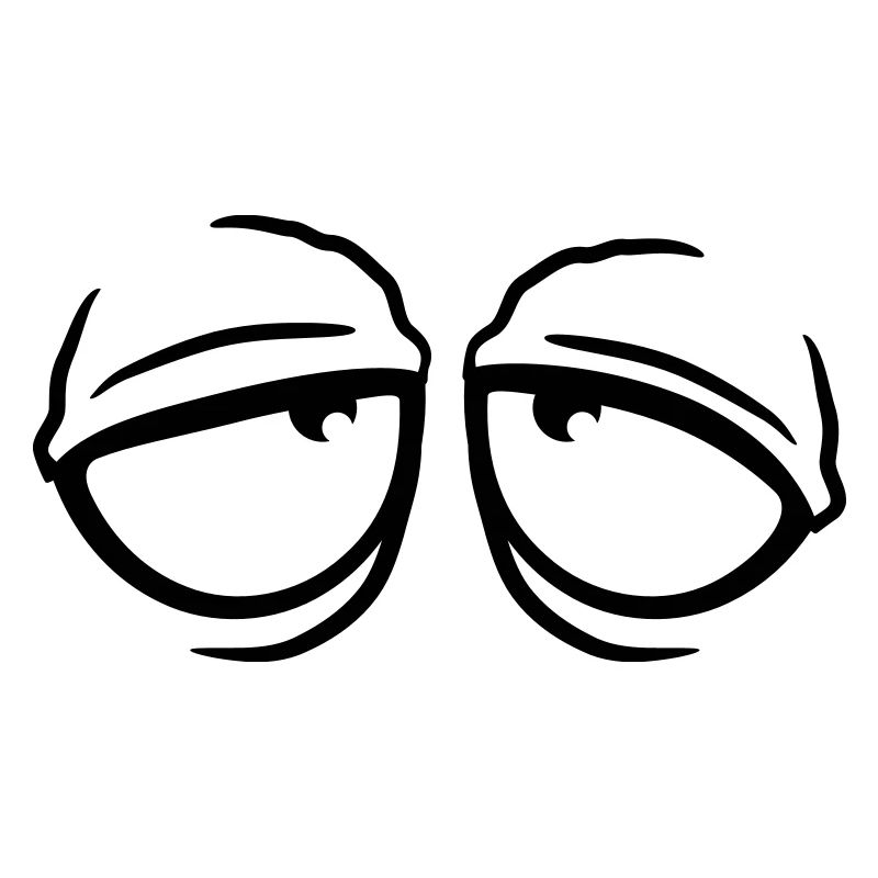 Yeux endormis lapidé fatigués