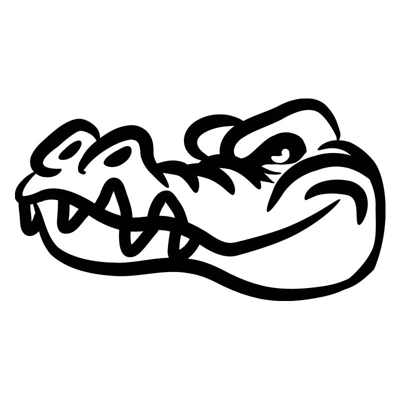 Crocodile funny evil