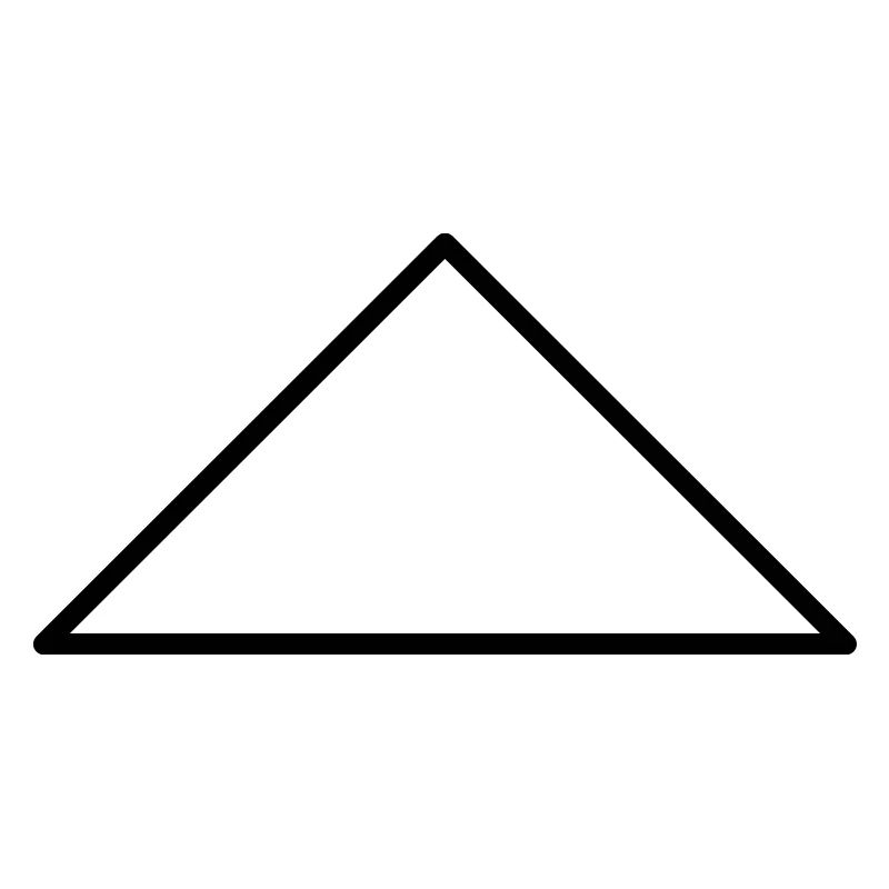 Math symbol - equilateral triangle