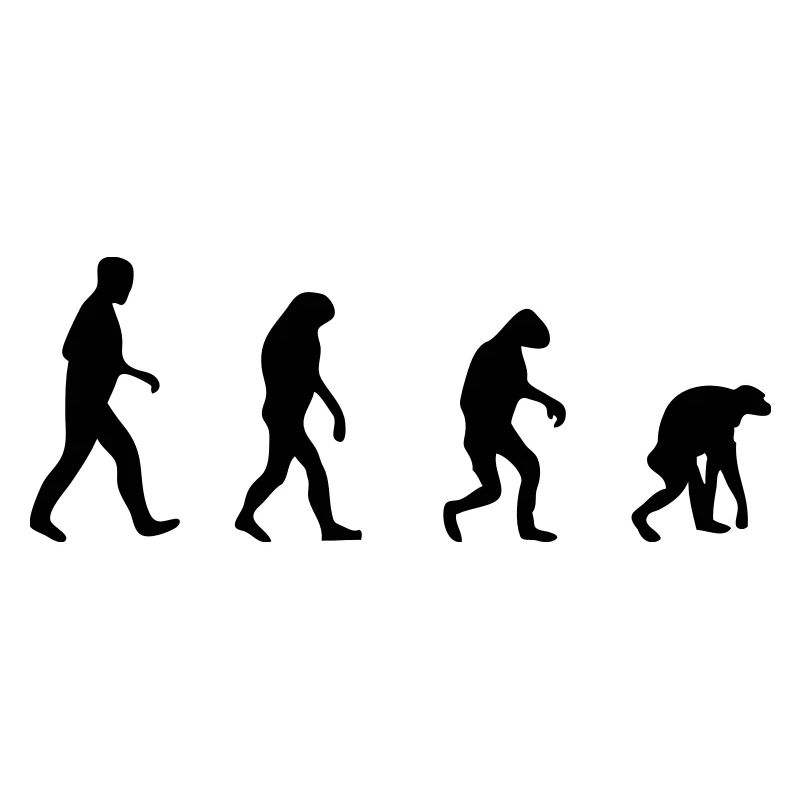 evolution backwards