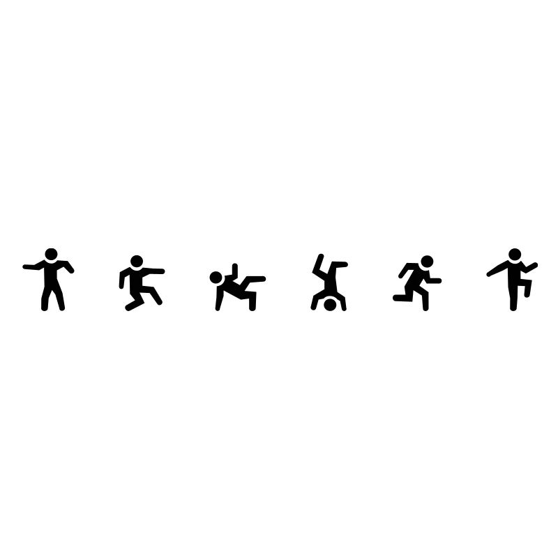 Dancemoves - 1 Farb Vektor