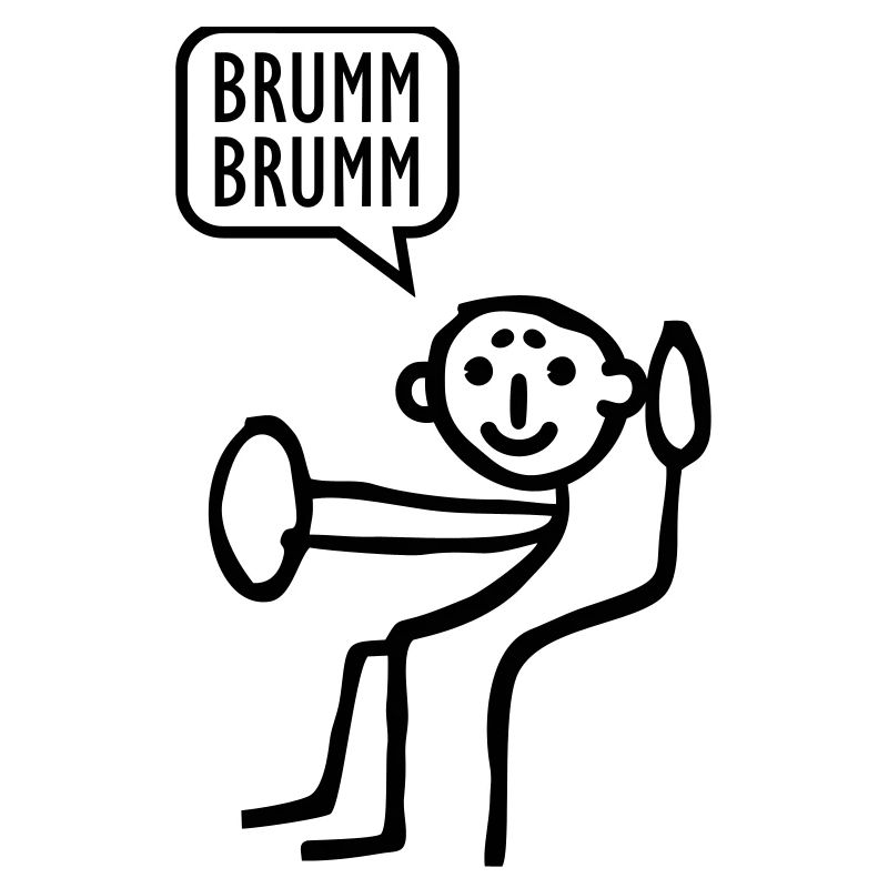 Strichmännchen brumm