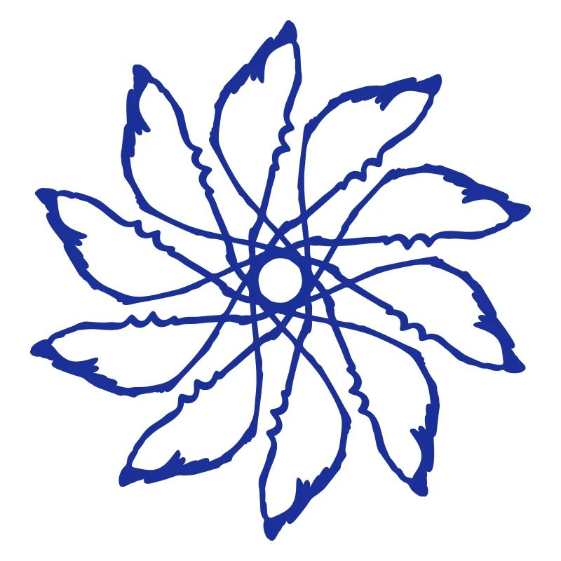 Random patterns circled Vectorgraphic