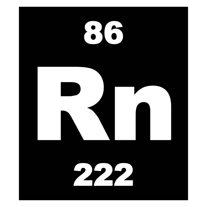 Element 86 - rn (radon) - Short-inv
