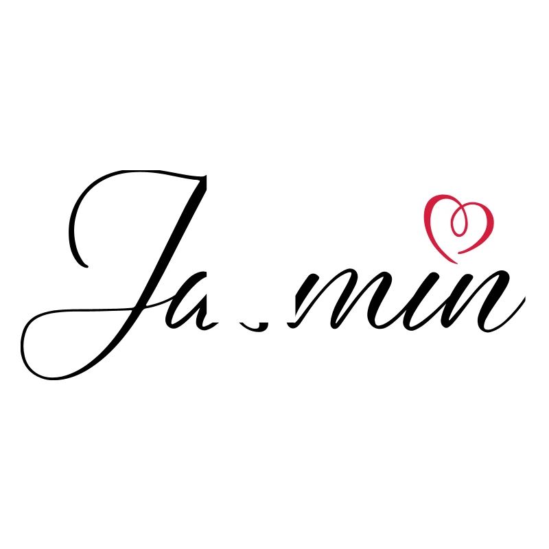 Jasmin Name Heart