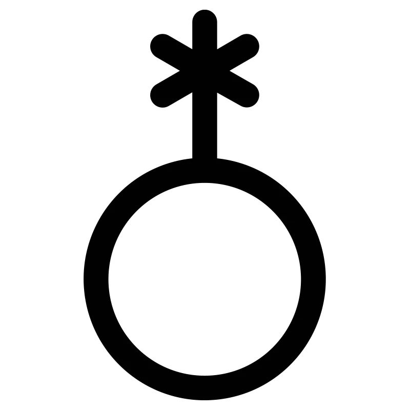 Genderqueer icon, non-binary