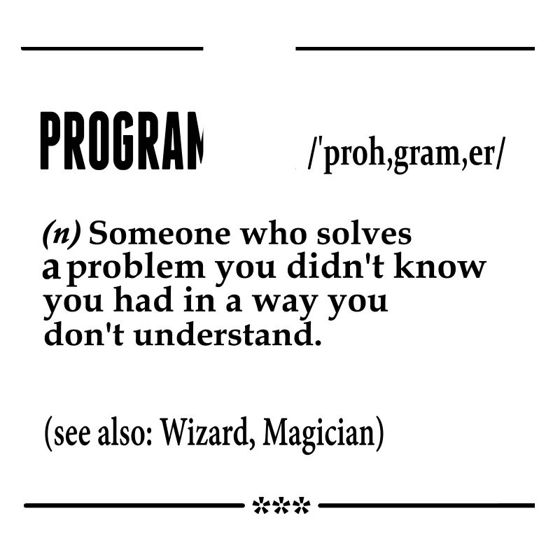 Programmer Noun
