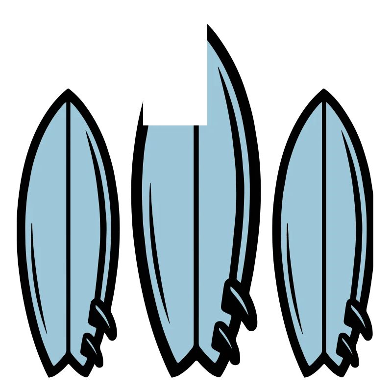 Surfboard Symbol Surfing