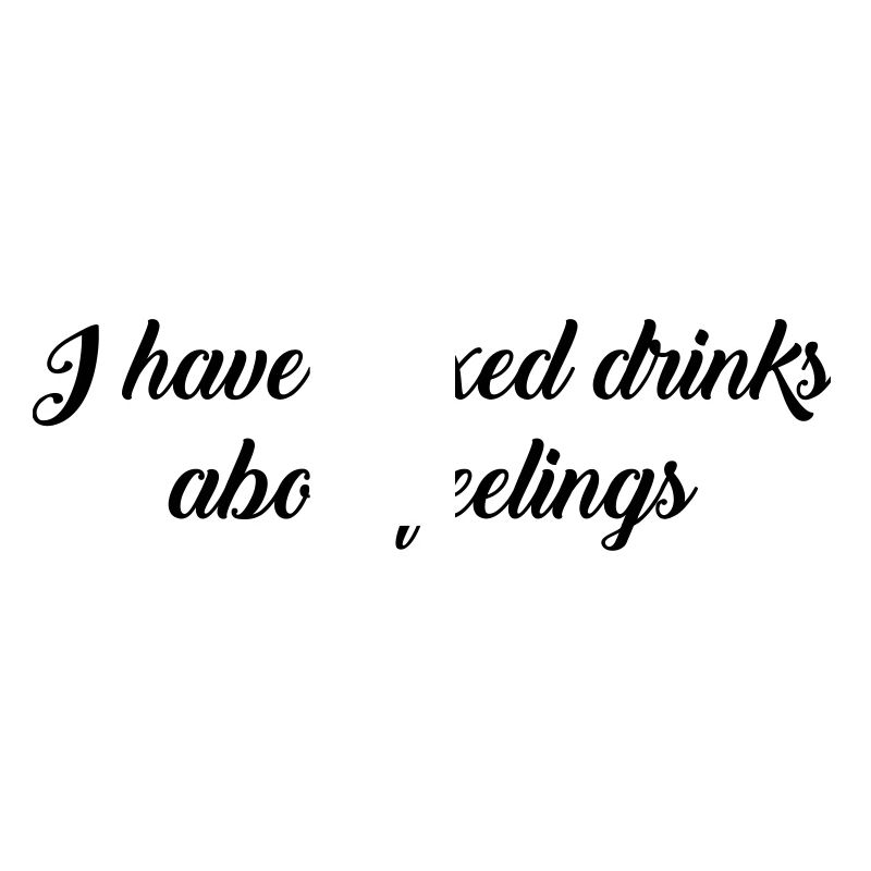mixed drinks text