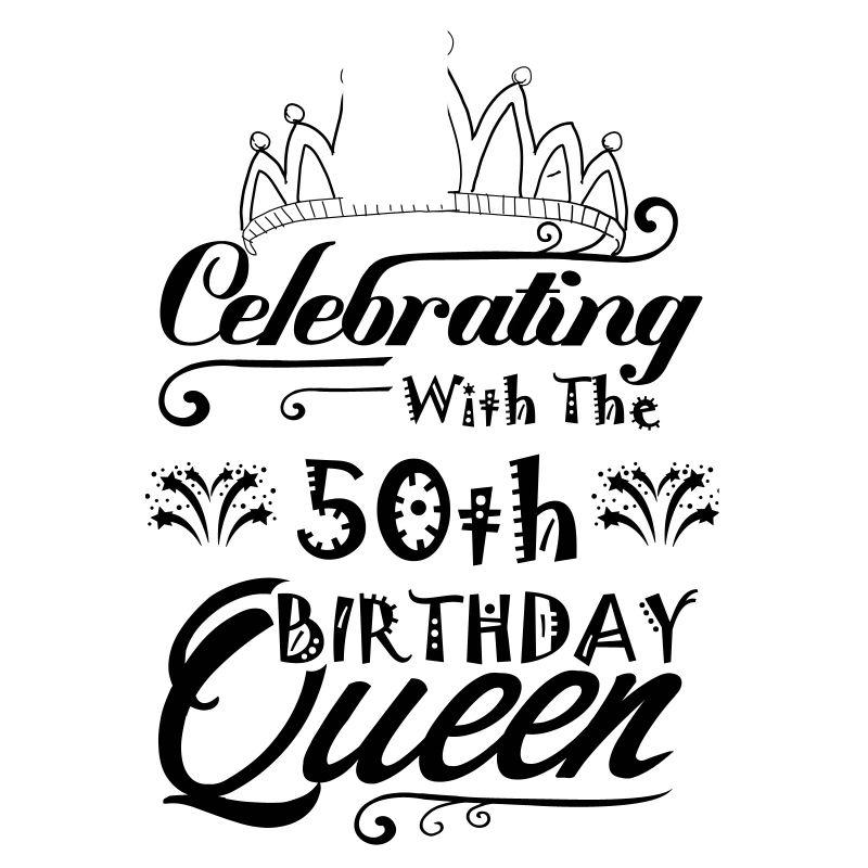 Celebrating With The 50th Birthday Queen