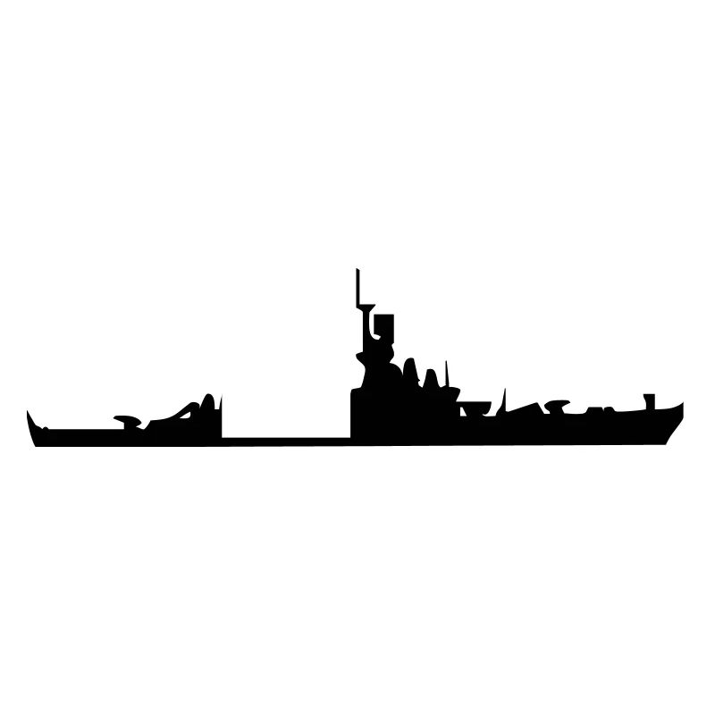 Vector Navy Kriegsschiff Silhouette