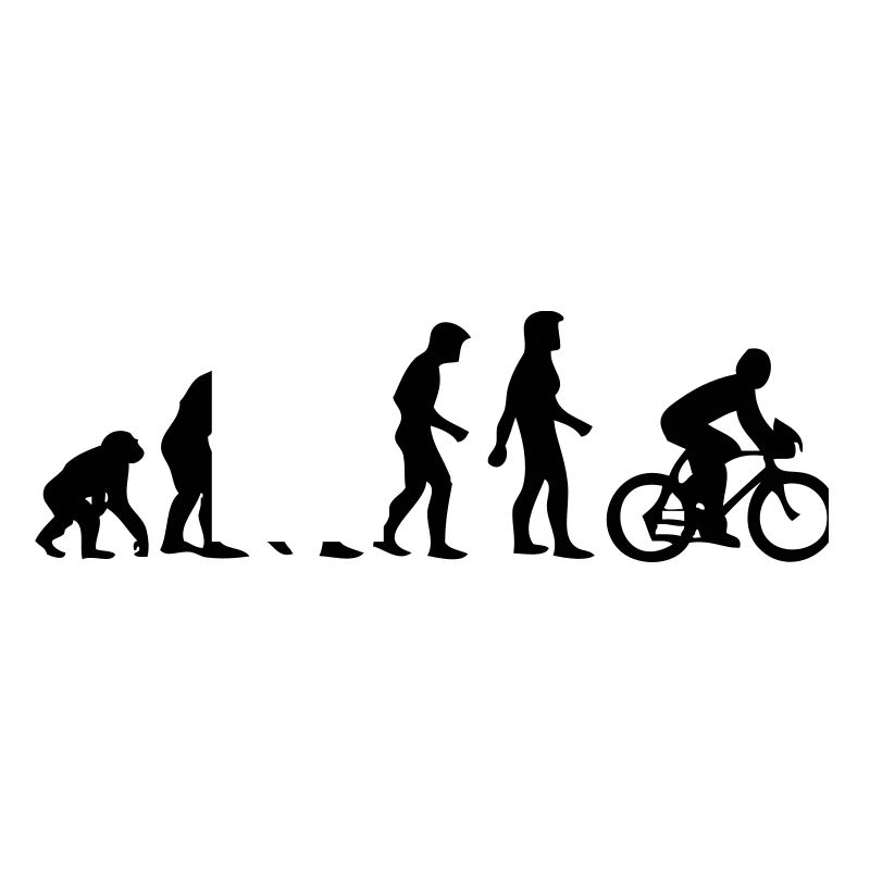 Evolution man cycling