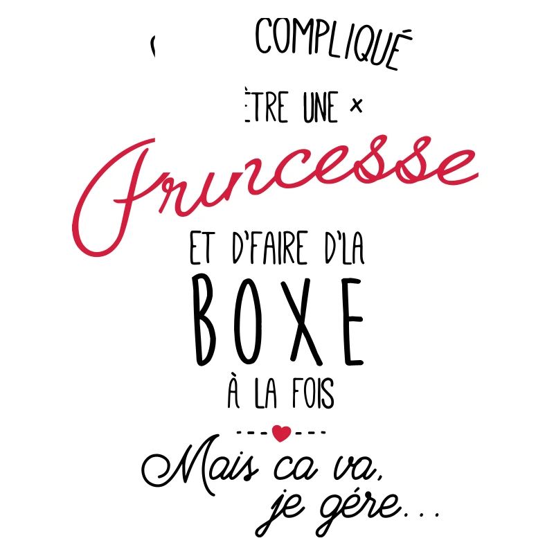 princesse et Boxe - boxeuse