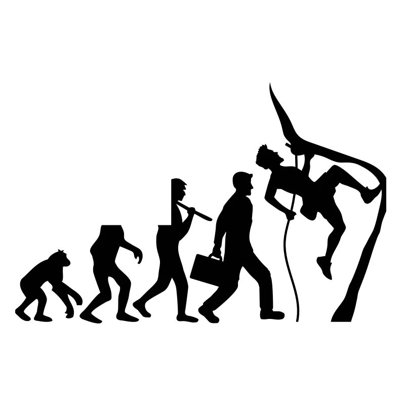 Klettern seil bergsteiger evolution