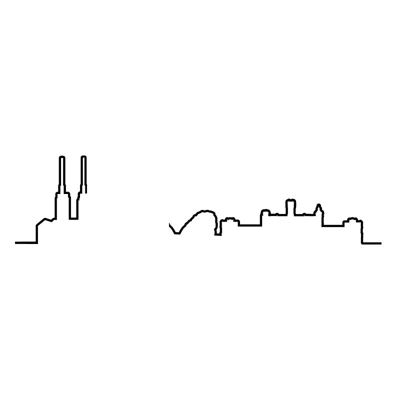 Hannover // Skyline // Silhouette // Skylineshirt