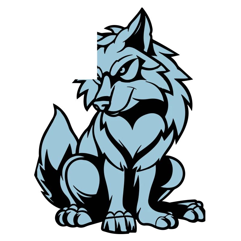 Loup Bande Dessinée Animal