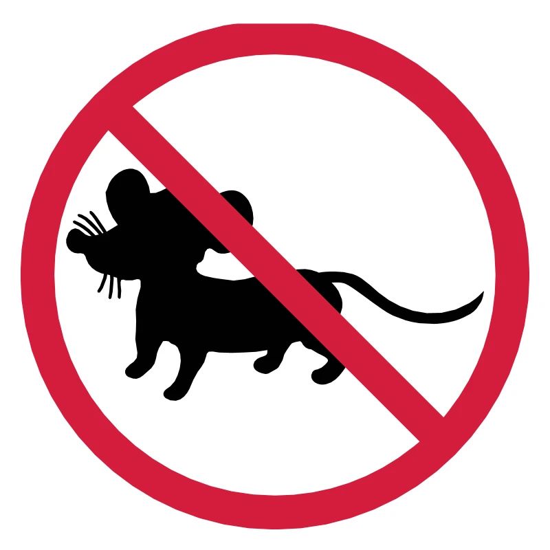 interdit panneau zone pas souris symbole maeuschen s