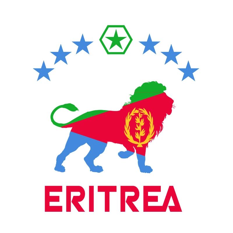 Conception de lion d'Érythrée